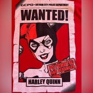 GIRLS JUNIORS GRAPHIC T-SHIRT 🚨🚨RARE HARLEY QUINN🚨🚨*USED*